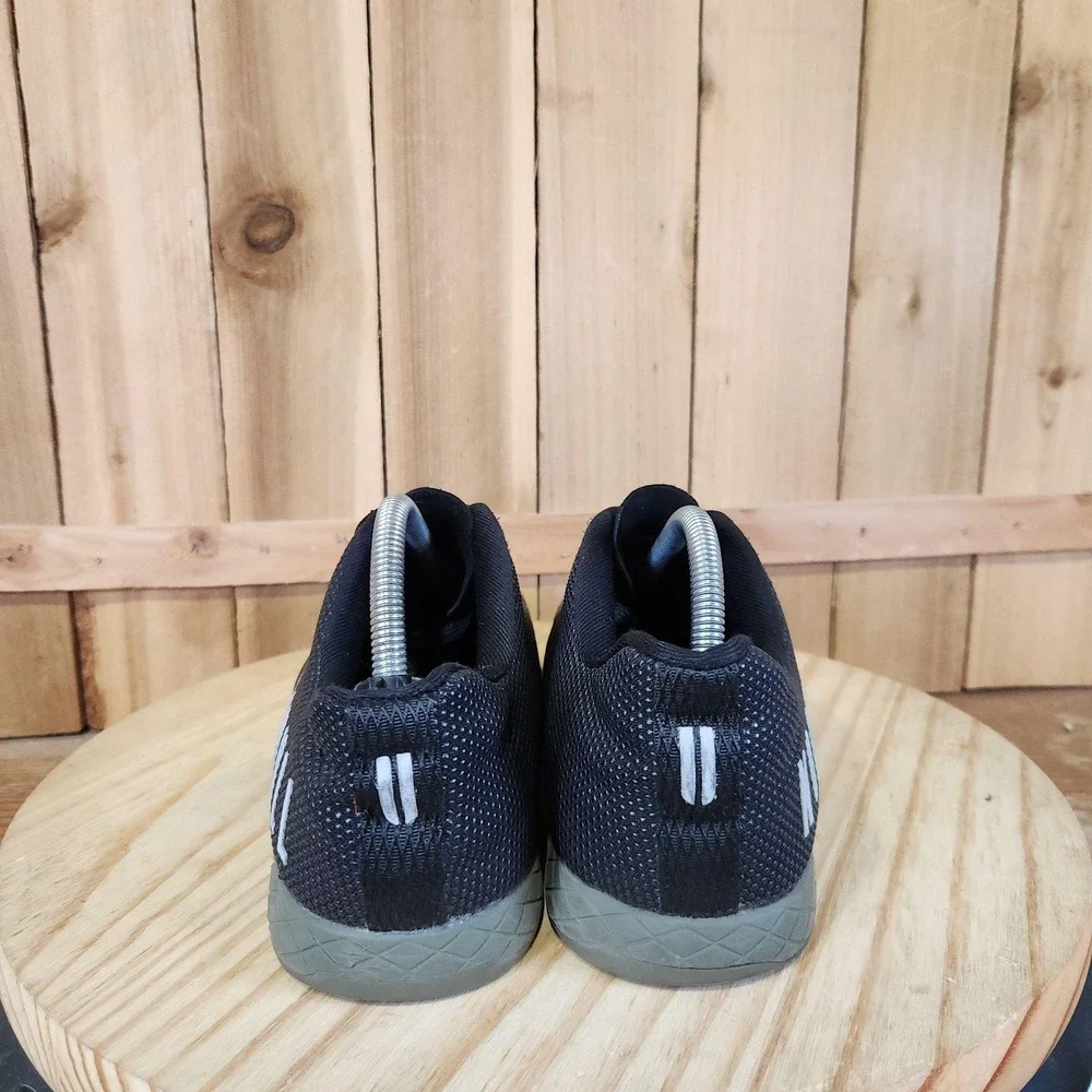 NOBULL Trainer Shoes Mens 10 Black Gray Low Top Gym Training Athletic Sneakers